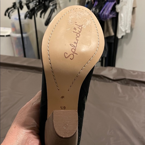 Brand New Splendid Black Suede Booties , Size 6.5 - Picture 7 of 7